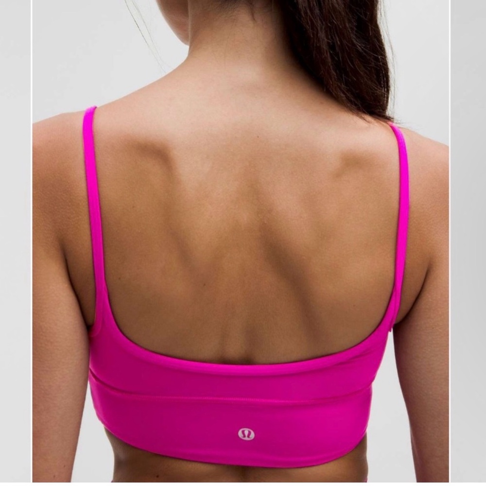 💕 lululemon Align Sweetheart Bra Light Support A/B Cup Ripe Raspberry size 6 & 8 - Picture 2 of 6